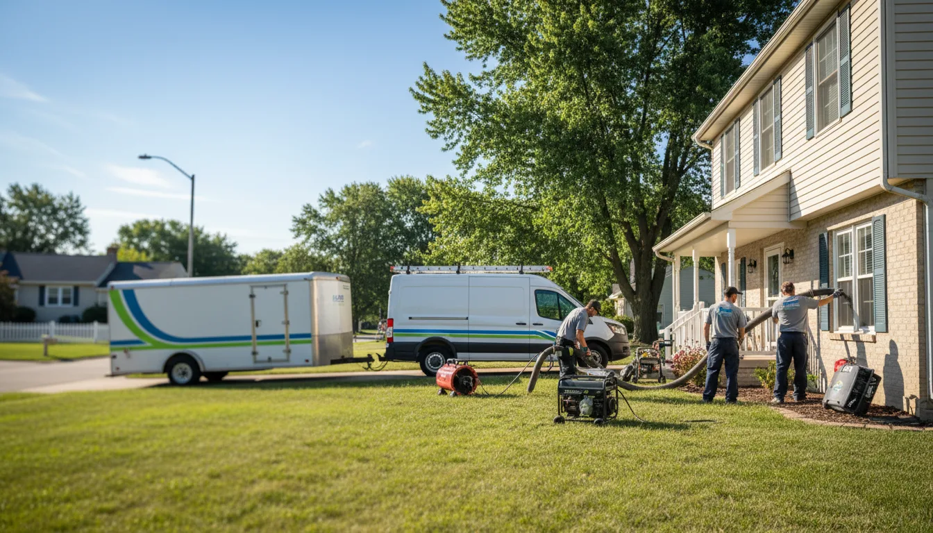 Flooded Basement Restoration And Cleanup With Repair in Saint Mary Of The Woods, IN near me